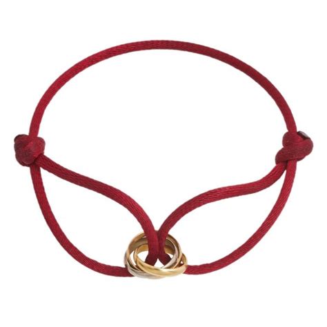 cartier trinity bracelet naples|trinity bracelet by cartier red.